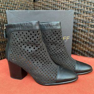 REBECCA MINKOFF Bedford Perforated Ankle Boots / Bootie - Size 8